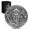 2020 Chad 2 oz Silver Joshua - Nine Worthies Series Antiqued High Relief 5000 Francs Coin (w/Box & COA)