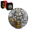 2020 2 oz Silver Niue Monkey King vs Erlang Shen - Chinese Gods Series Antiqued High Relief $5 Coin (w/Box & COA)