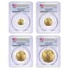 2020 1.85 oz Gold American Eagle 4-coin Set PCGS MS 70 First Strike