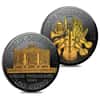 2020 1 oz Austrian Silver Philharmonic Coin Black Ruthenium 24K Gold Edition (w/Box & COA)