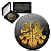 2020 1 oz Austrian Silver Philharmonic Coin Black Ruthenium 24K Gold Edition (w/Box & COA)