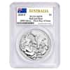 2020 1 oz Silver Australian Bull and Bear Coin Perth Mint PCGS MS 70 FDOI 