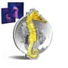 2020 1 oz Colorized Silver Giant Seahorse Solomon Islands $2 Coin .9999 Fine (w/Box & COA)