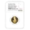 2020 Great Britain 1/4 oz Proof Queen's Beasts White Horse of Hanover Gold Coin NGC PF 68 UCAM