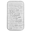 2020 Great Britain 1 oz James Bond 007 Silver Bar .9999 Fine (Sealed)