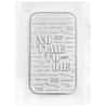 2020 Great Britain 1 oz James Bond 007 Silver Bar .9999 Fine (Sealed)