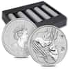 Roll of 20 - 2020 1 oz Silver Lunar Year of The Mouse / Rat Dragon Privy BU Australian Perth Mint In Cap (Tube, Lot of 20)