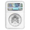 2020 (S) 1 oz Silver American Eagle $1 Coin NGC MS 70 FDOI (Trolley Label) Emergency Production