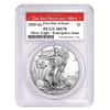 2020 (S) 1 oz Silver American Eagle $1 Coin PCGS MS 70 FDOI (SF Label) Emergency Issue
