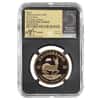 2020 South Africa 1 oz Proof Gold Krugerrand Big 5 Rhino Privy NGC PF 69 FD Tumi Tsehlo (w/Box)