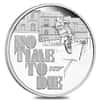 2020 Tuvalu 1 oz James Bond 007 No Time To Die Proof Silver Coin .9999 Fine (w/Box & COA)