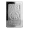 2021 1 Kilo Scottsdale Lunar Ox Silver Stacker Bar .999 Fine