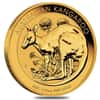 2021 1/10 oz Australian Gold Kangaroo Perth Mint Coin .9999 Fine BU In Cap