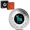 2021 1 oz Proof Silver Lunar Year of the Ox Opal Coin Australian Perth Mint (w/Box & COA)