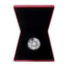 2021 2 oz Silver Lunar Year of The Ox Jade Ring Coin Laos .999 Fine (w/Box & COA)