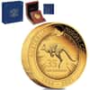 2021 5 oz Proof Gold Australian Kangaroo Nugget 35th Ann Perth Mint Coin .9999 Fine (w/Box & COA)