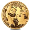 2021 30 gram Chinese Gold Panda 500 Yuan .999 Fine BU (Sealed)