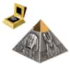 2021 5 oz Silver Pyramid 3-D Coin Djibouti .999 Fine (w/Box & COA)