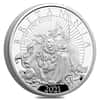 2021 Great Britain 1 oz Proof Silver Britannia Coin .999 Fine