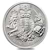 Monster Box of 500 - 2021 Great Britain 1 oz Silver Royal Arms Coin .999 Fine BU (20 Roll, Tube of 25)