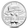 2021 Great Britain 1 oz Silver Music Legends Elton John Coin .999 Fine BU
