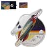2021 Solomon Islands 1 oz Retrofuturism Rocket Shaped Silver Coin .9999 Fine (w/Box & COA)