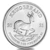 Roll of 25 - 2021 South Africa 1 oz Silver Krugerrand BU (Tube, Lot of 25)
