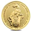 2021 Great Britain 1/4 oz Gold Queen's Beasts White Greyhound of Richmond Coin .9999 Fine BU