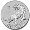 2022 1 oz Platinum Lunar Year of the Tiger BU Australian Perth Mint in Cap