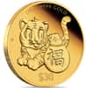 2022 1/5 oz Proof Gold Lunar Tiger Coin Astrological Series Australian Perth Mint