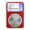 2022 1 oz Silver American Eagle $1 Coin NGC MS 70 FDOI (Red Core)