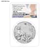2022 1 oz Silver Lunar Year of The Tiger Australian Perth Mint NGC MS 70