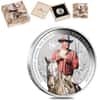 2022 1 oz Tuvalu John Wayne Proof Colorized Silver Coin .9999 Fine (w/Box & COA)