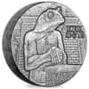 2022 5 oz Chad Egyptian Relic Series Antiqued Kek Silver Coin