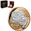 2022 5 oz Niue Apex Predators Cougar & Bear Proof Silver Coin