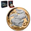 2022 5 oz Niue Apex Predators Crocodile & Shark Proof Silver Coin