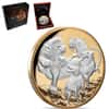 2022 5 oz Niue Apex Predators Lion & Hyena Proof Silver Coin