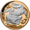2022 5 oz Niue Apex Predators Crocodile & Shark Proof Silver Coin