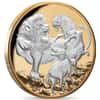 2022 5 oz Niue Apex Predators Lion & Hyena Proof Silver Coin