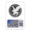 2022-S 1 oz Proof Silver American Eagle NGC PF 69 Mint Error (Obv Struck Thru)