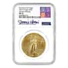 2022 W 1 oz $50 Burnished Gold American Eagle NGC MS 70 Advance Releases (Norris Sign)