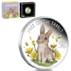2023 1/2 oz Tuvalu Year of The Rabbit Proof Silver Coin .9999 Fine (w/Box & COA)