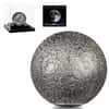 2023 3 oz Silver Moon Spherical Coin Barbados .999 Fine (w/Box & COA)