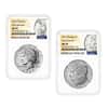 2023 Morgan / Peace Silver Dollar 2-Coin Set NGC MS 70 ER (Morgan/Peace Label)