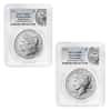 2024 Morgan and Peace Silver Dollar 2-Coin Set PCGS MS 69 FS (Morgan/Peace)