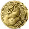 2024 France 1 oz Lunar Dragon 200 Euros Proof Gold Coin (w/Box & COA)