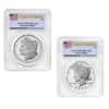 2025-S Morgan and Peace Silver Dollar Proof 2-Coin Set PCGS PF 70 FS