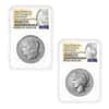 2025-S Morgan and Peace Silver Dollar Reverse Proof 2-Coin Set NGC PF 69 ER (Morgan/Peace)