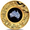 2025 2 oz Proof Gold Great Southern Land Blue Lepidolite Coin Perth Mint