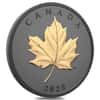 2025 Canada 1 oz Elegant Maple Gilded Silver Coin .9999 Fine